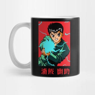 Yusuke Spirit Gun Anime Fanart Mug